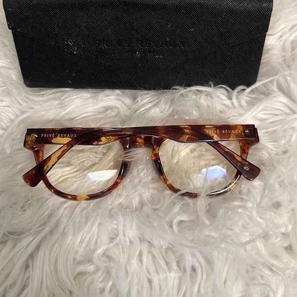 Privé Revaux The Adventurer Blue Light Blocking Glasses Zero Strength Tortoise - Picture 2 of 5
